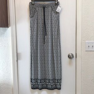 Printed Maxi Skirt